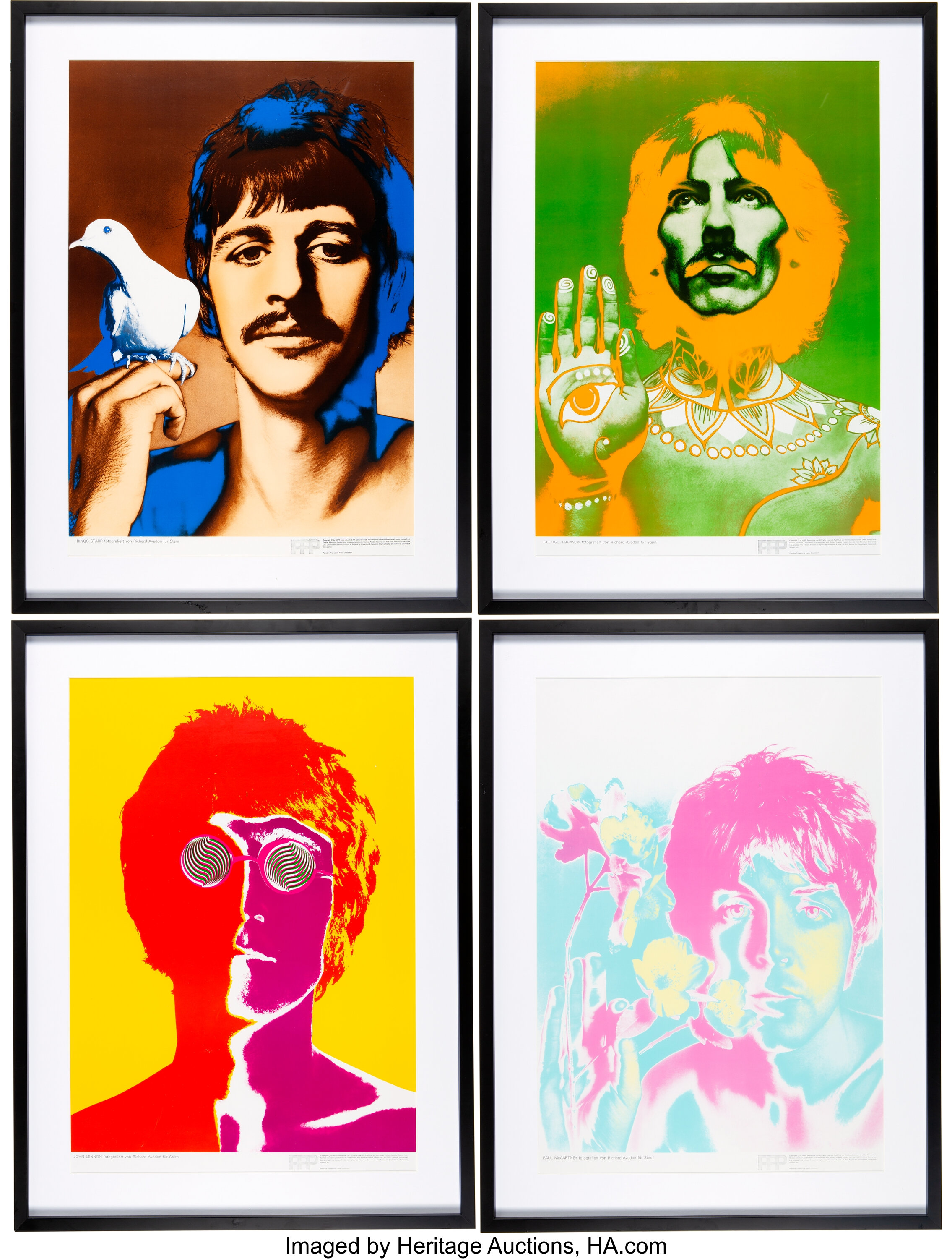 The Beatles Special Look Magazine Prints by Richard Avedon (NEMS