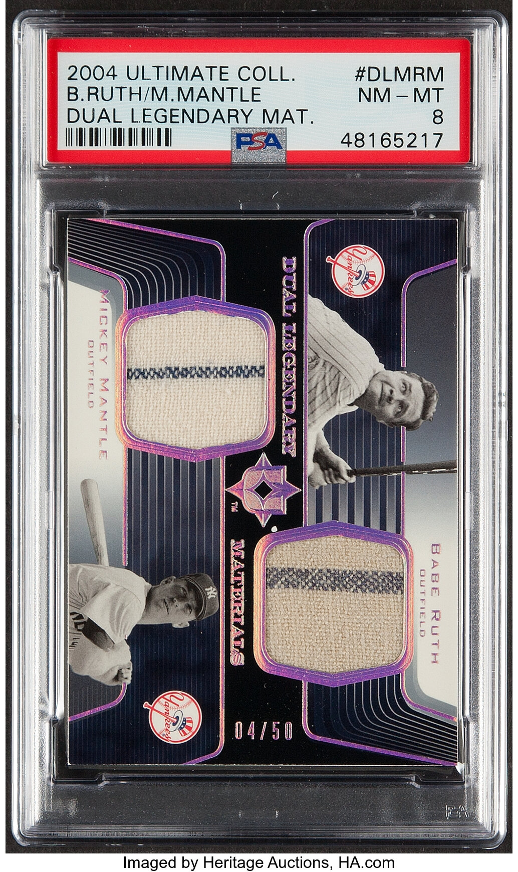 Leaf Ultimate Sports Mickey Mantle Game Used Relic