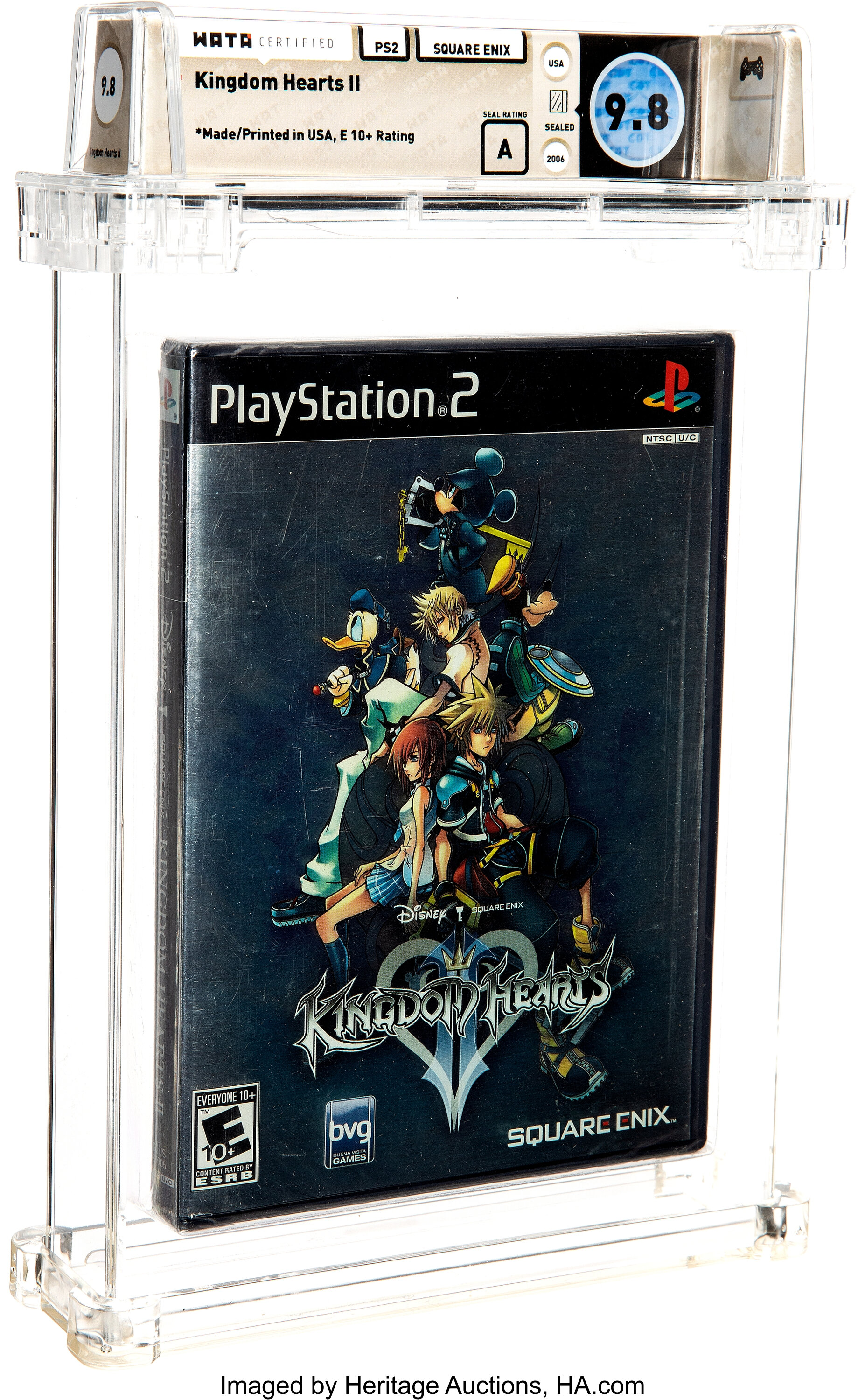 Kingdom Hearts Ii Wata 9 8 A Sealed Ps2 Square Enix 06 Usa Lot Heritage Auctions