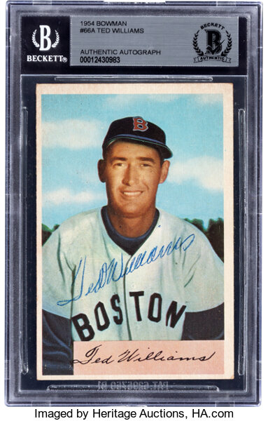 Can anyone tell if this Ted Williams autograph is real or fake