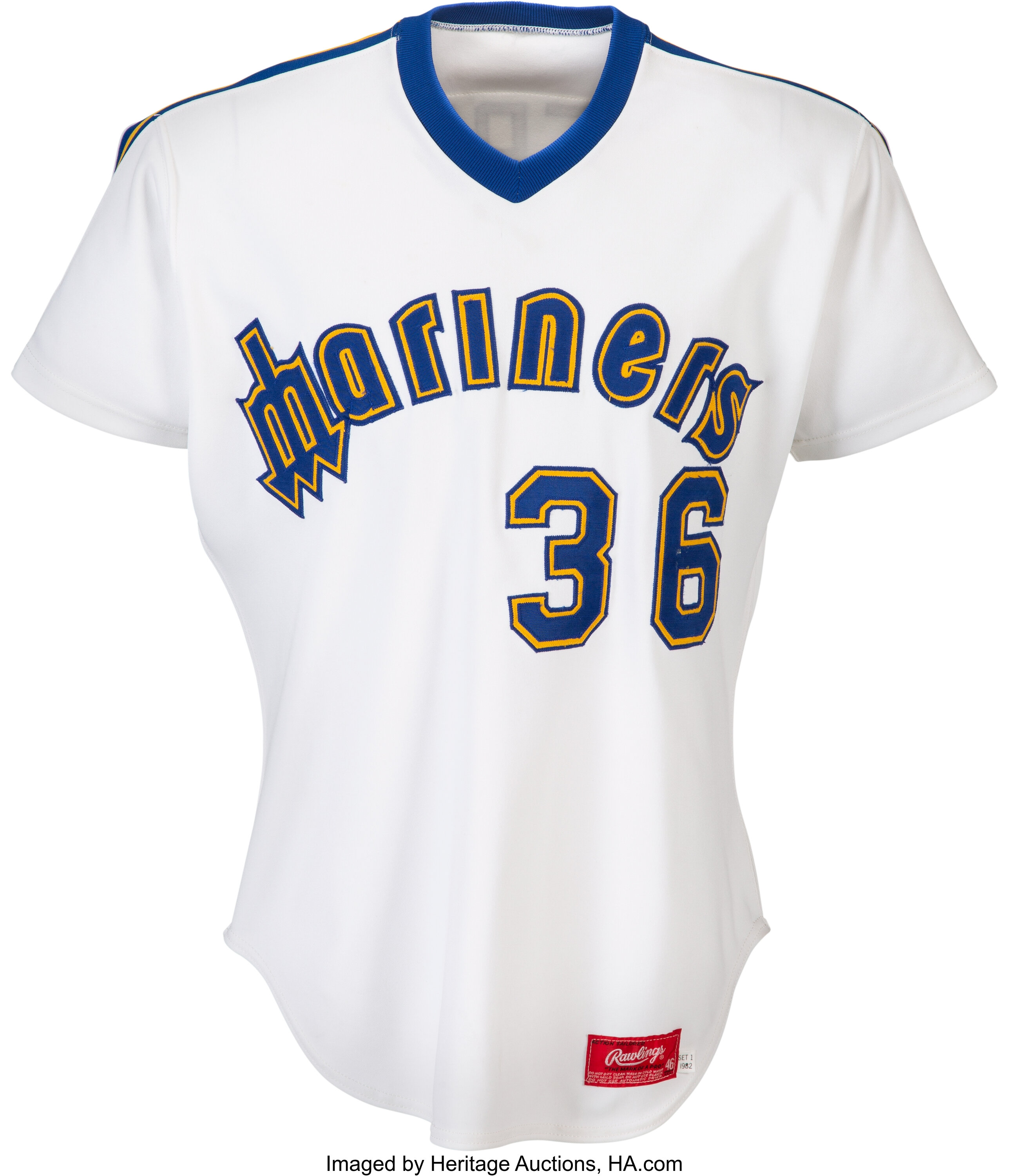 1982 Gaylord Perry Game Worn Seattle Mariners Jersey.... Baseball