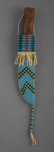 Knife w/ Beaded Sheath – Birds – Cahokia Mounds