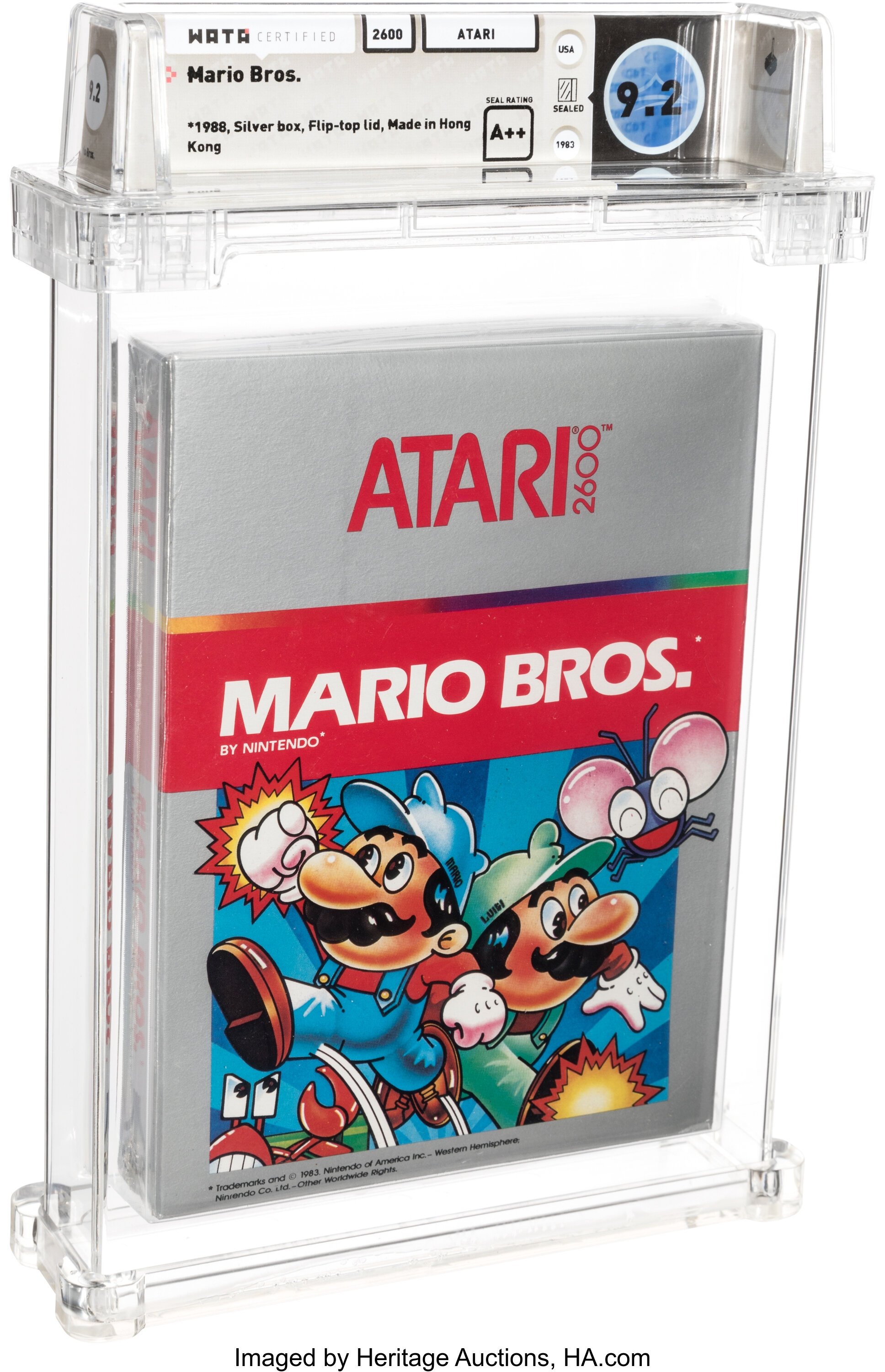 SUPER MARIO BROS. 3 (NINTENDO NES) WATA 9.2 A SEALED