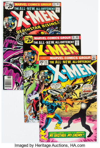 X Men Group Of 38 Marvel 1975 Condition Average Vg Fn Lot Heritage Auctions