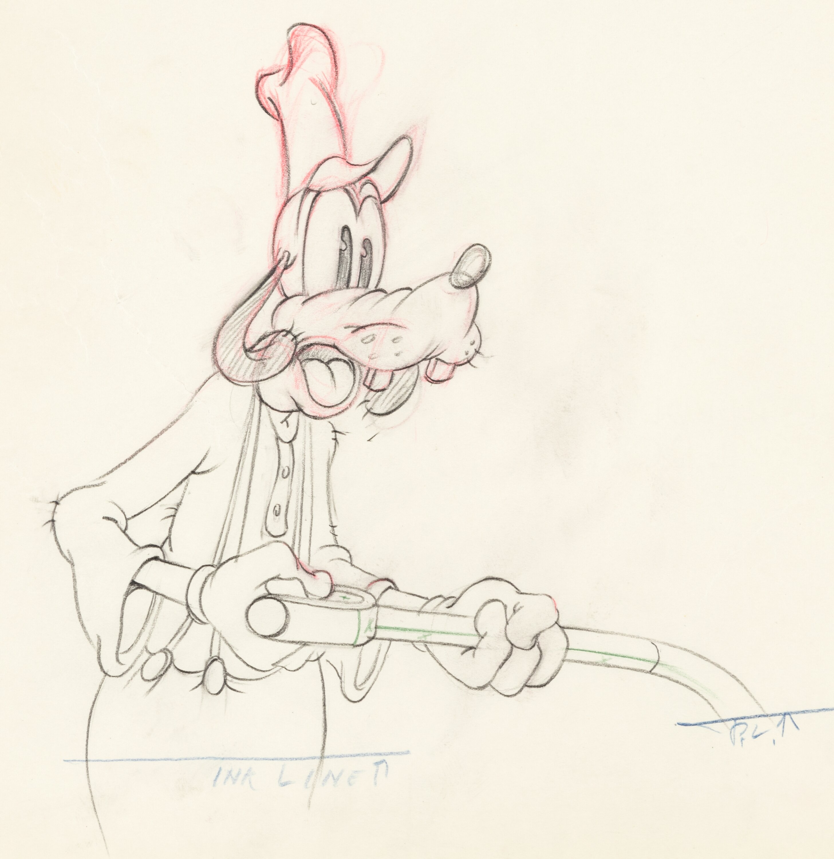 Tugboat Mickey Goofy Animation Drawing (Walt Disney, 1940). ... | Lot ...