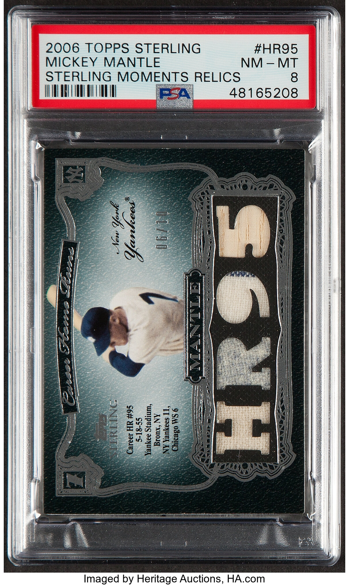 2006 topps mantle relic Values - MAVIN