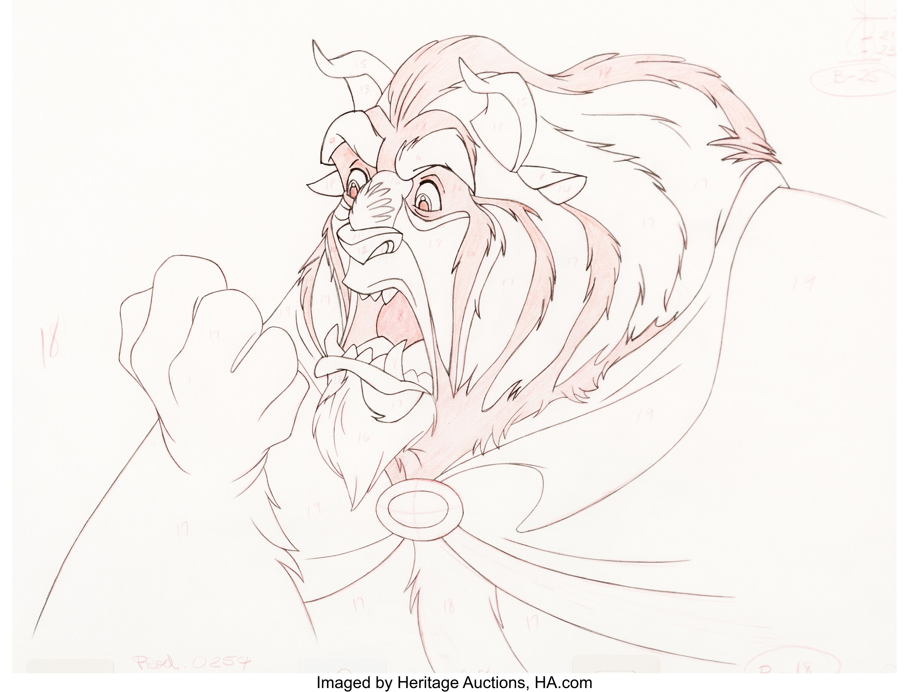 disney beauty and the beast drawings