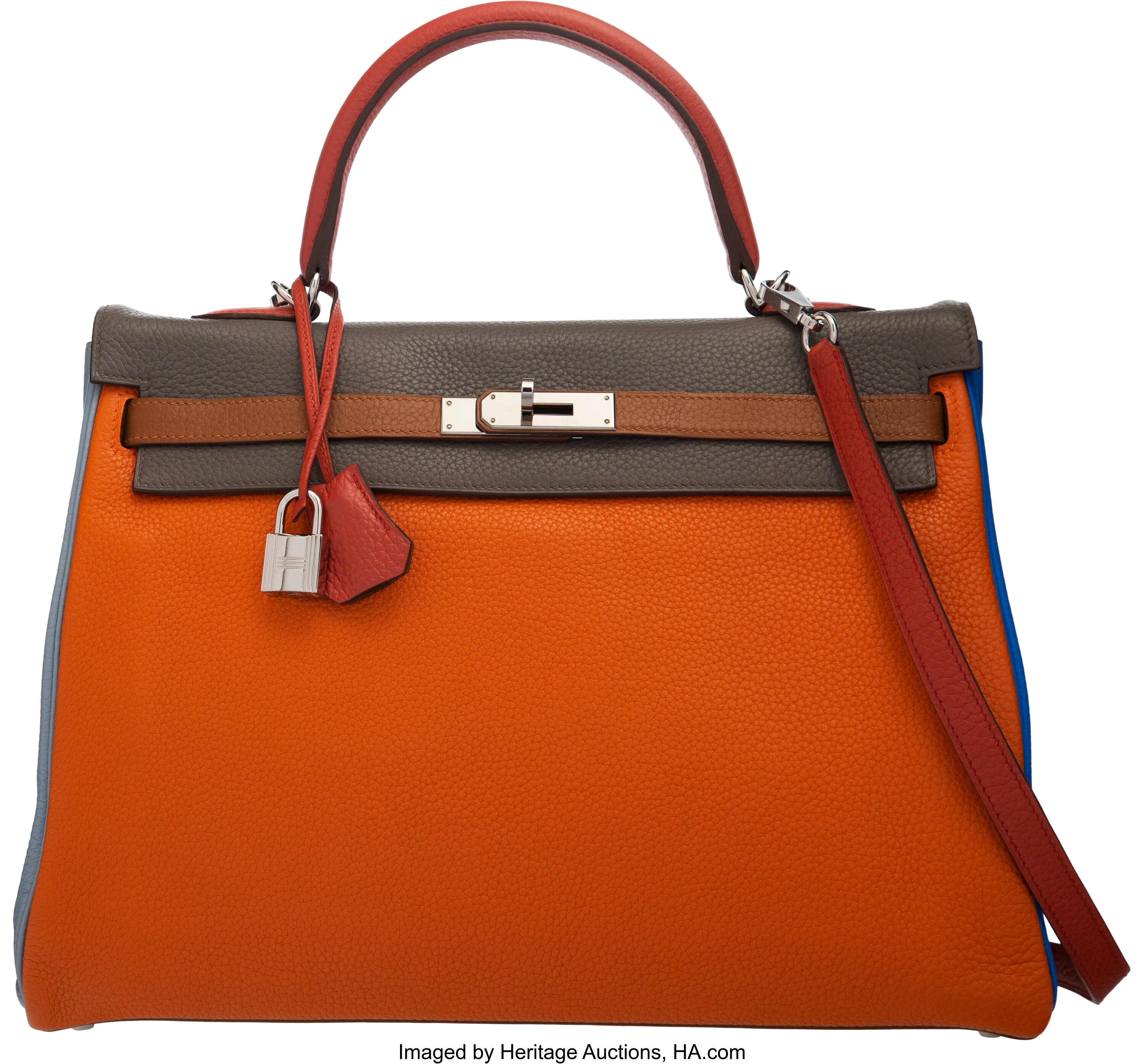 Hermes Birkin 35 Bag Arlequin Limited Edition Clemence