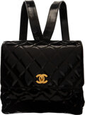 Patent leather backpack Chanel Black in Patent leather - 25491394