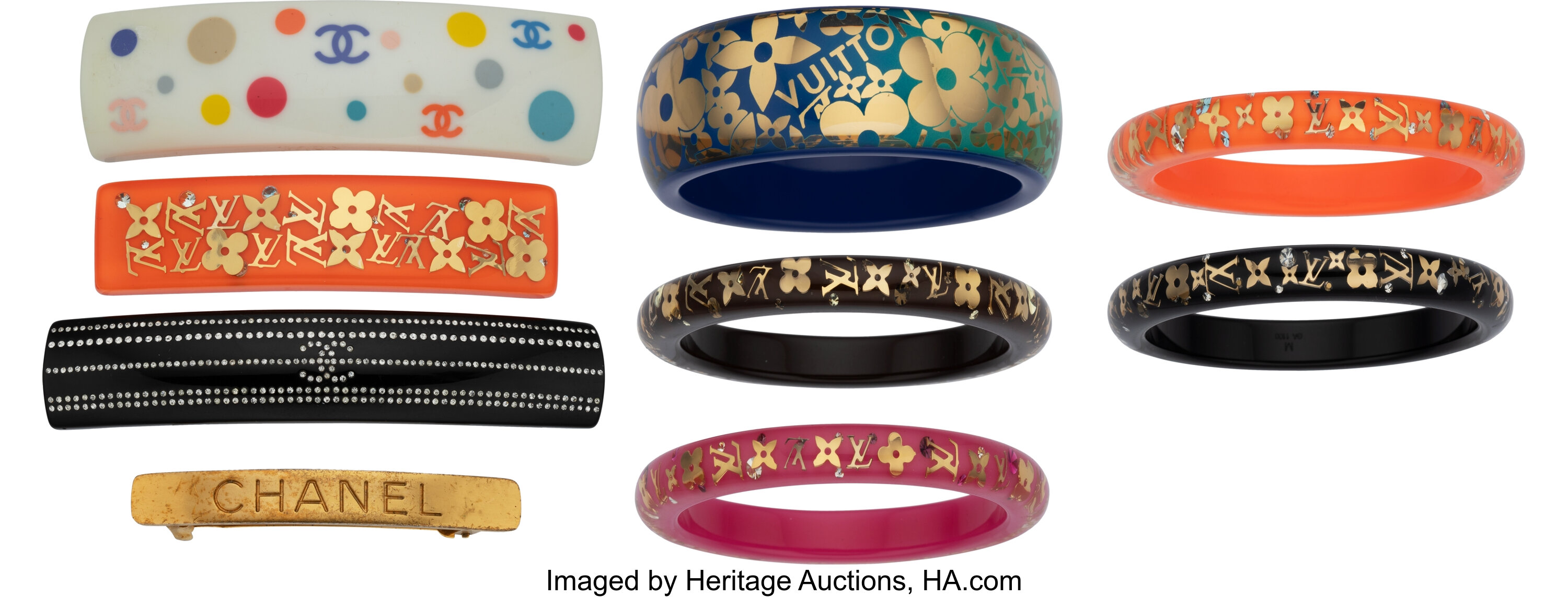 Lot - Louis Vuitton Inclusion bangle bracelet