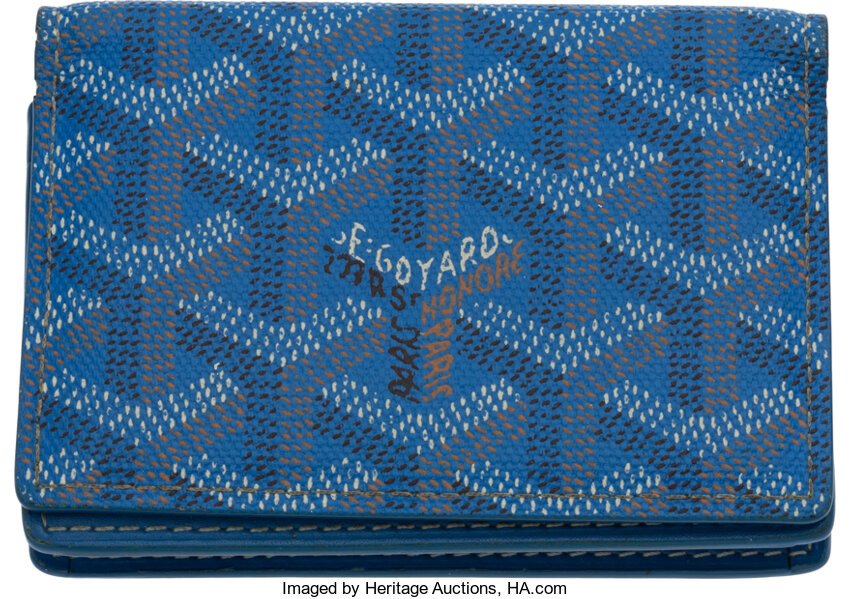 Goyard Malesherbes Card Wallet, Red