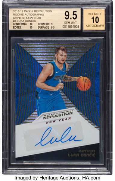 Luka Doncic 2018-19 Absolute Memorabilia Tools of the Trade Three