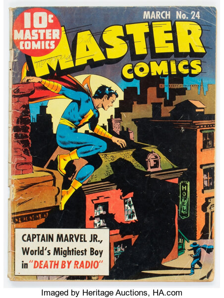 Golden Age (1938-1955):Superhero, Master Comics #24 (Fawcett Publications, 1942) Condition: GD+....