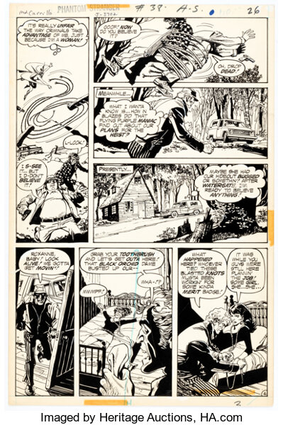 Original Comic Art, Fred Carrillo The Phantom Stranger #38 Story Page 4 Original Art (DC, 1975)....