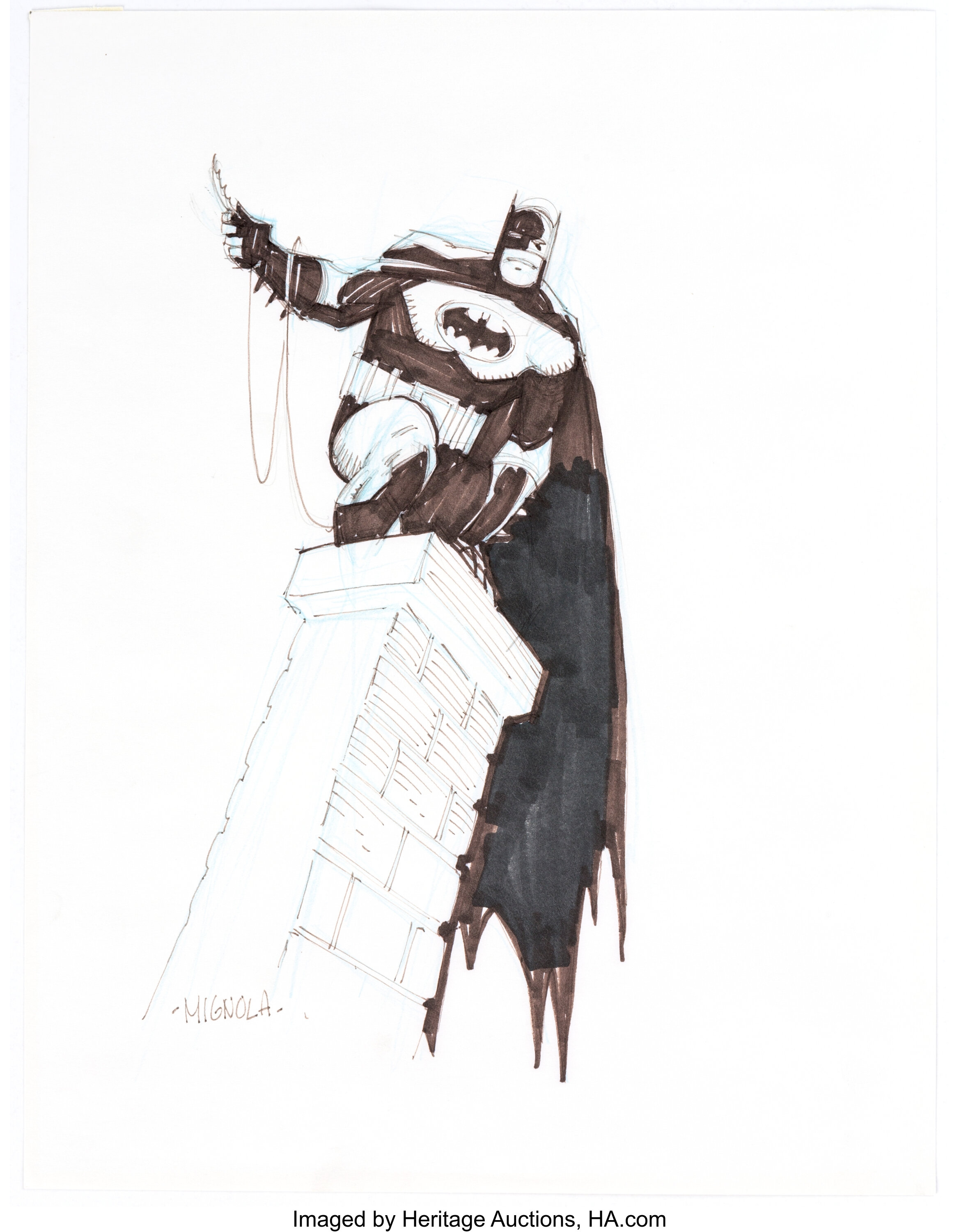 Mike Mignola Batman Specialty Illustration Original Art Lot 13604 Heritage Auctions