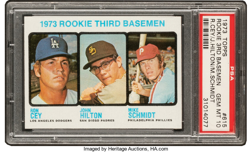 Sold at Auction: Scarce 1973 Mike Schmidt rookie year professional