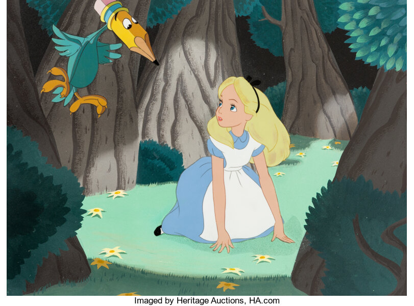 alice in wonderland disney art