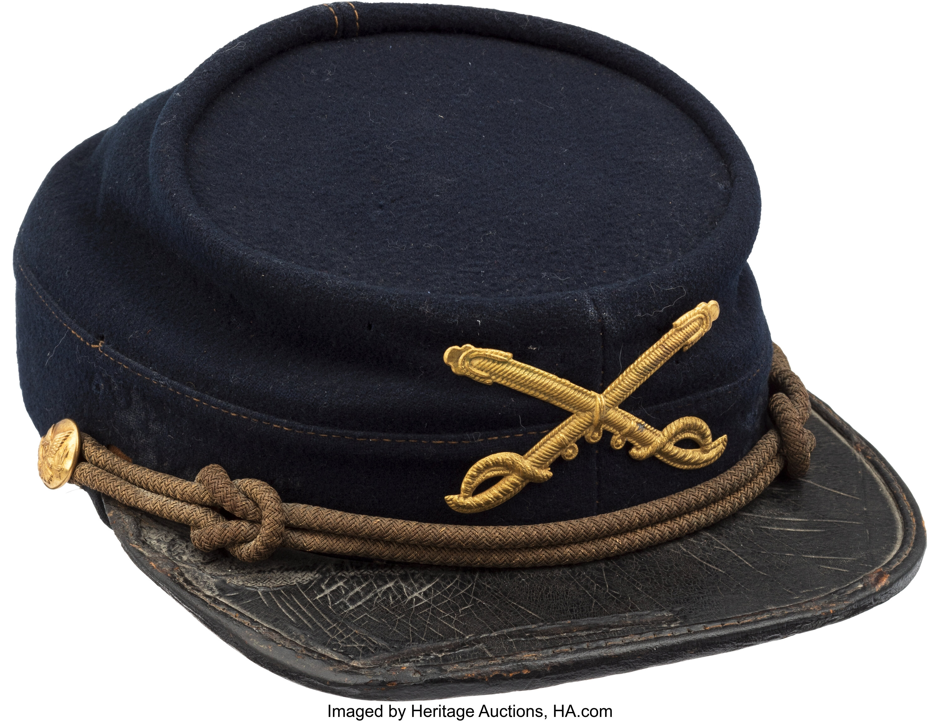 Post Civil War Cavalry Officer's Kepi.. ... Military & Patriotic | Lot ...