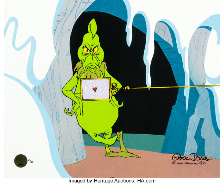 how the grinch stole christmas cartoon heart