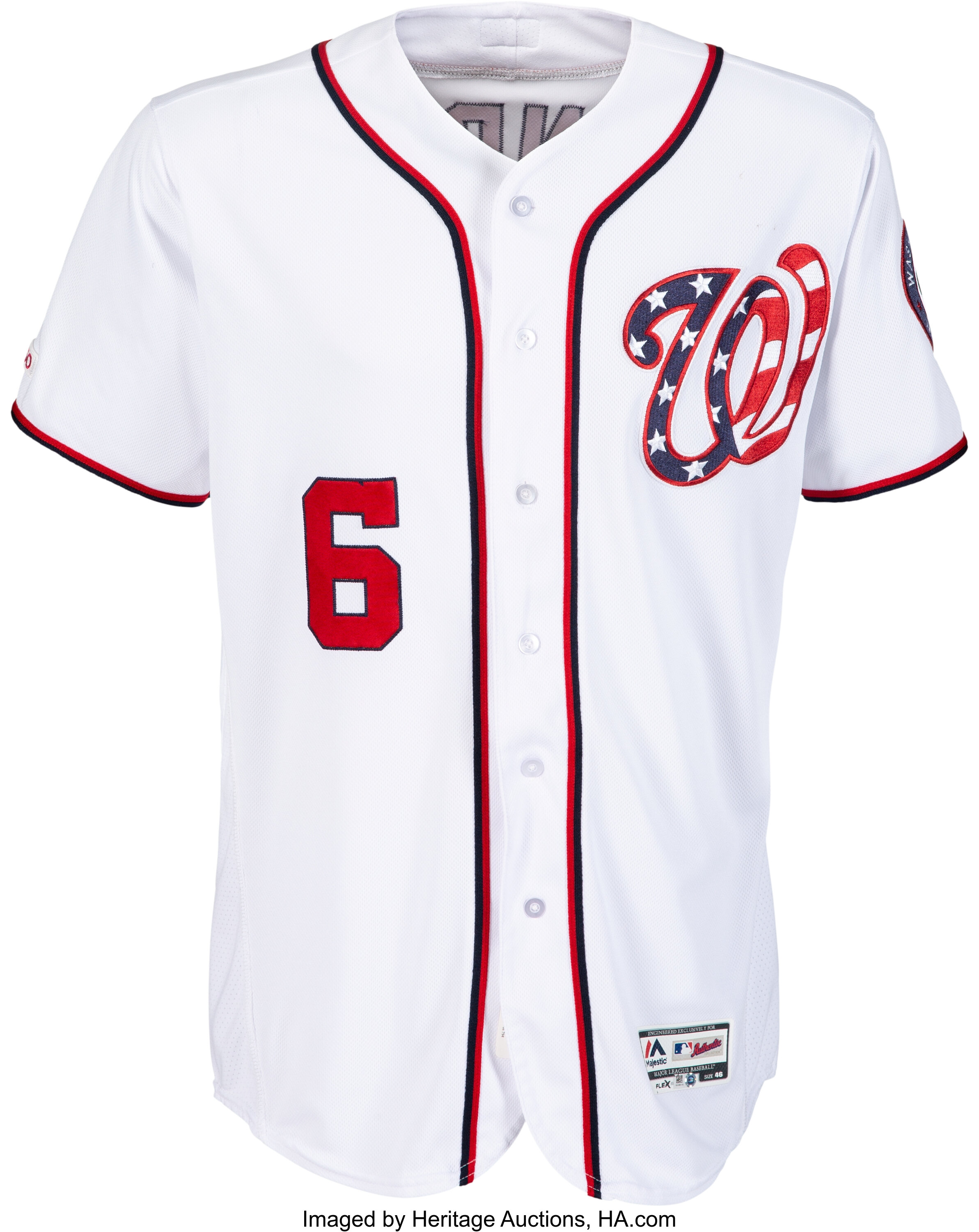 2019 NLDS/NLCS Game-Used Jersey: Anthony Rendon