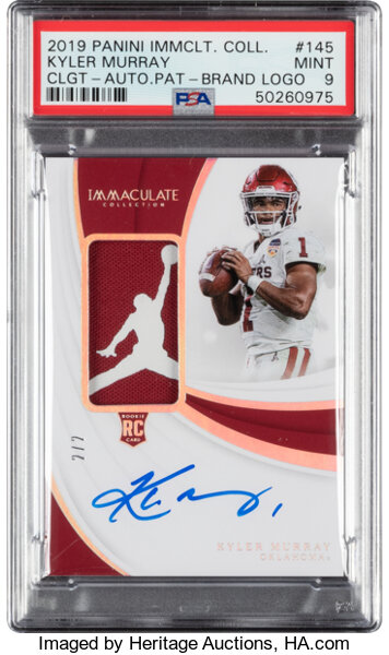 Kyler Murray Autograph Cards Coming from Panini