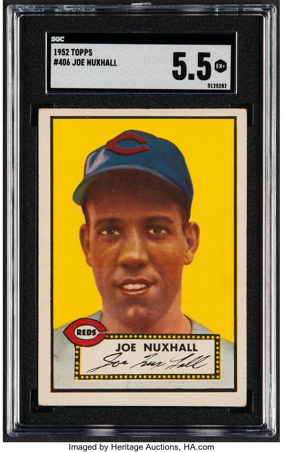 1952 Topps Joe Nuxhall #406 SGC EX+ 5.5