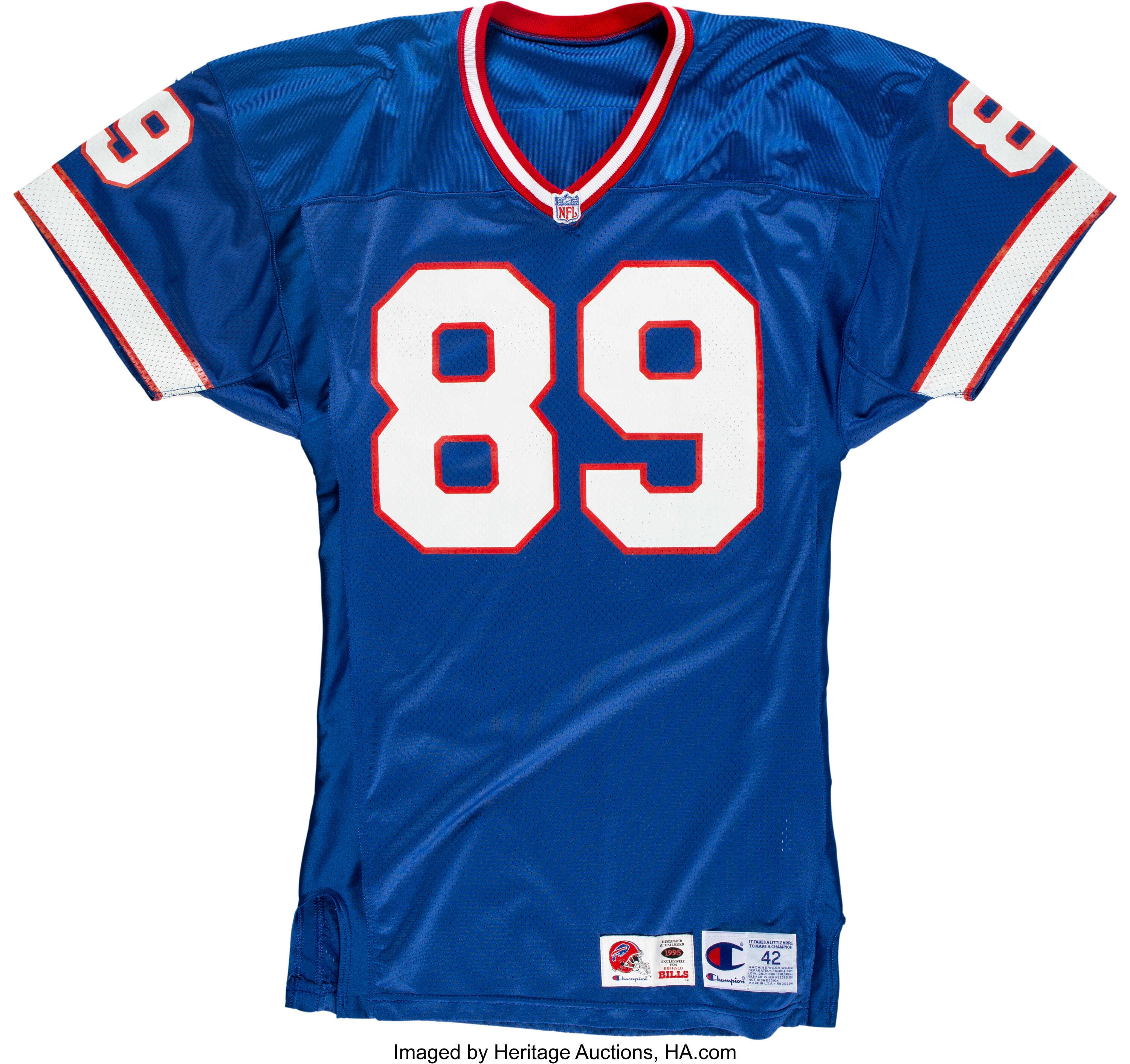 Steve Tasker Buffalo Bills Throwback Football Jersey – Best Sports