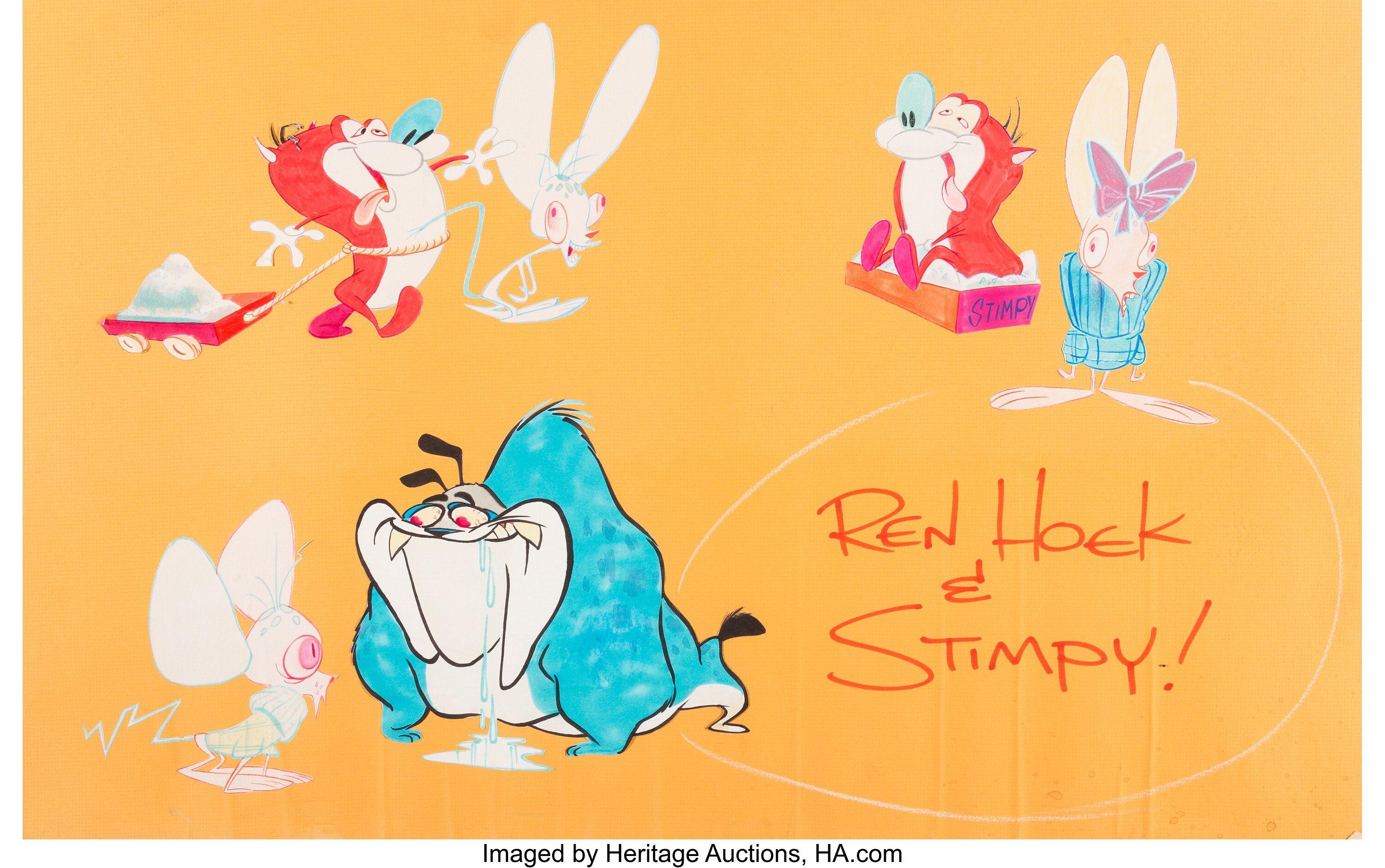 ren and stimpy drawings