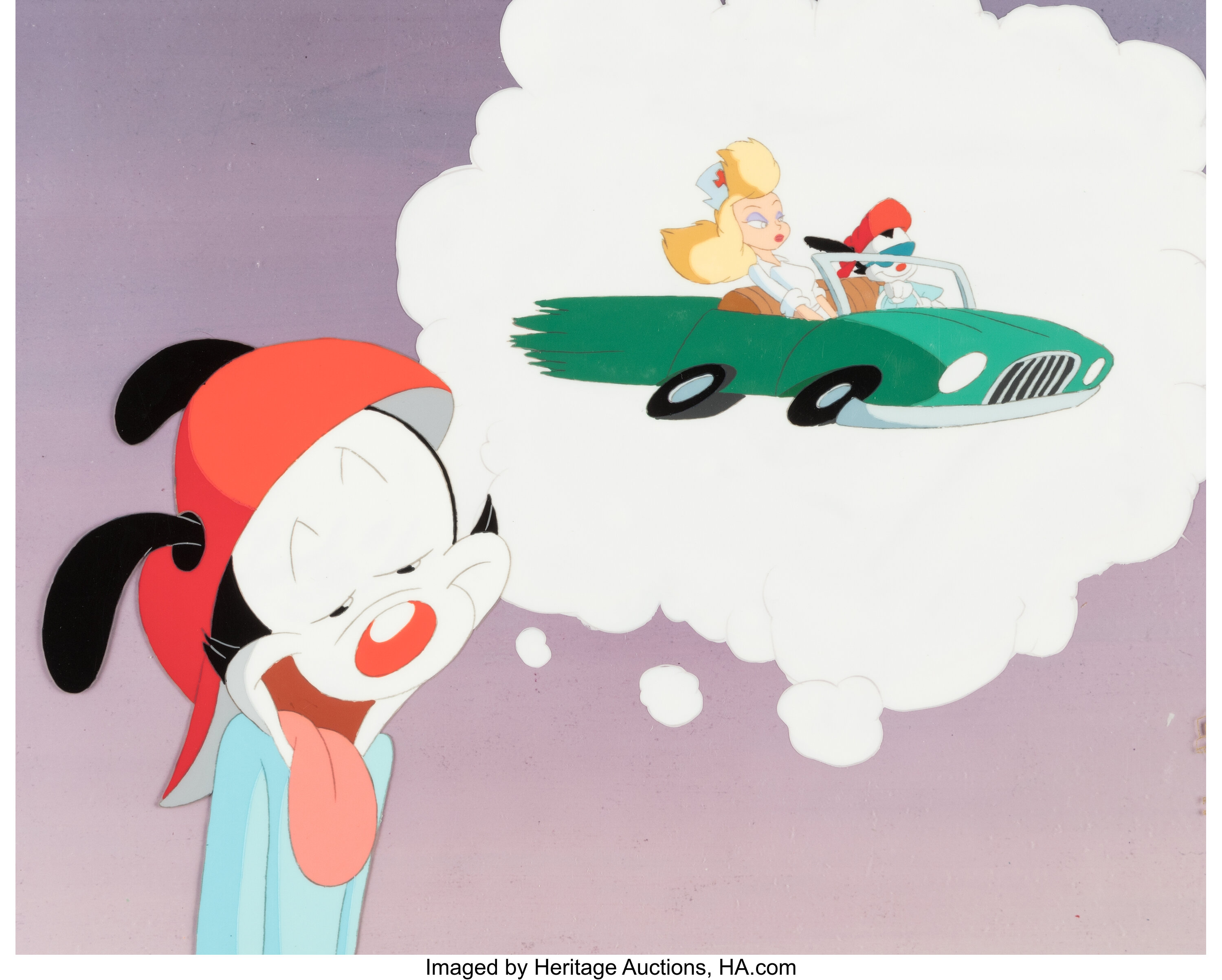 Animaniacs-Hello Nurse-Original Prod Cel/OBG-One Flew Over the