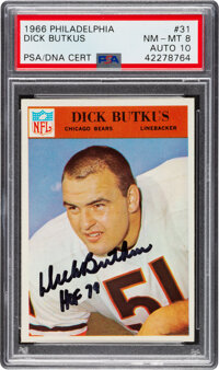 1968 Topps #127 Dick Butkus Chicago Bears Football Card Ex/mt Nm