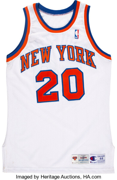 New York Knicks Alumni Knicks Hardwood Classic Autographed Jersey