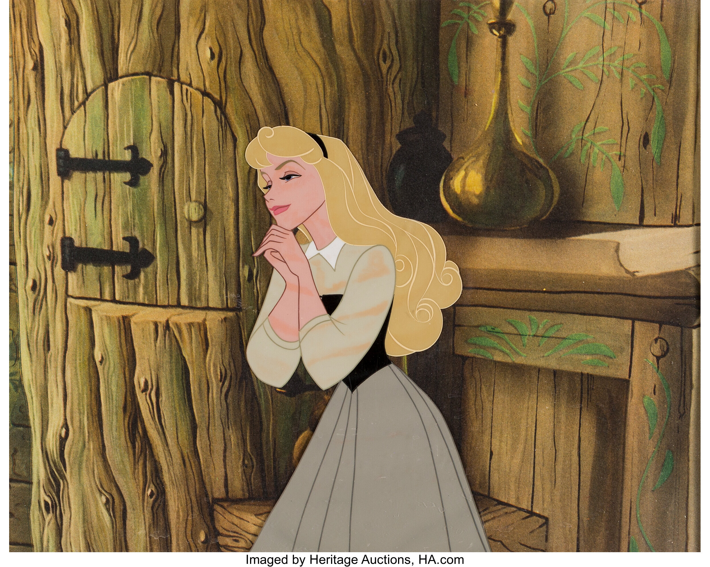 Sleeping Beauty Briar Rose Production Cel (Walt Disney, 1959).... | Lot ...