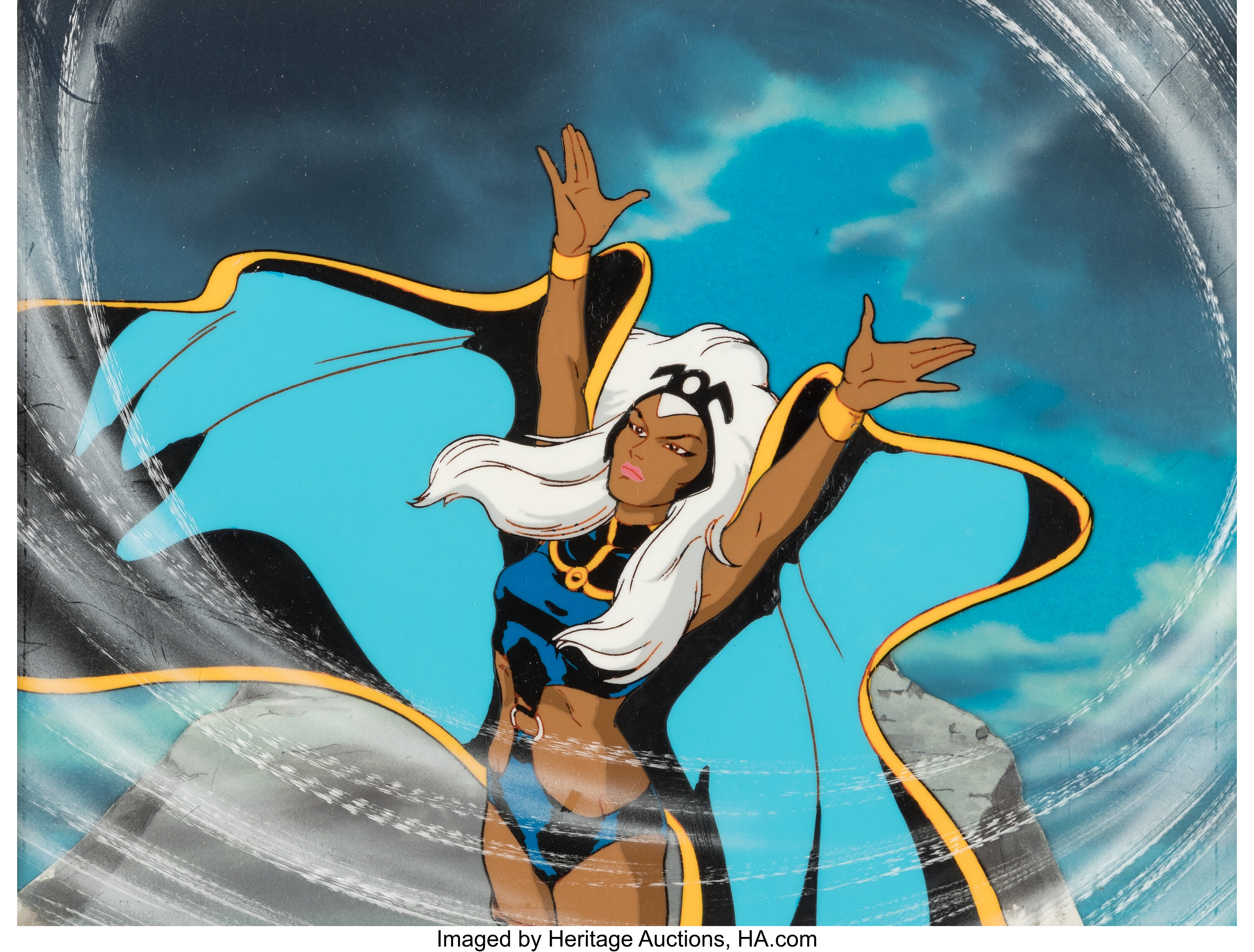 Pryde Of The X Men Storm Production Cel On Master Production Lot Heritage Auctions