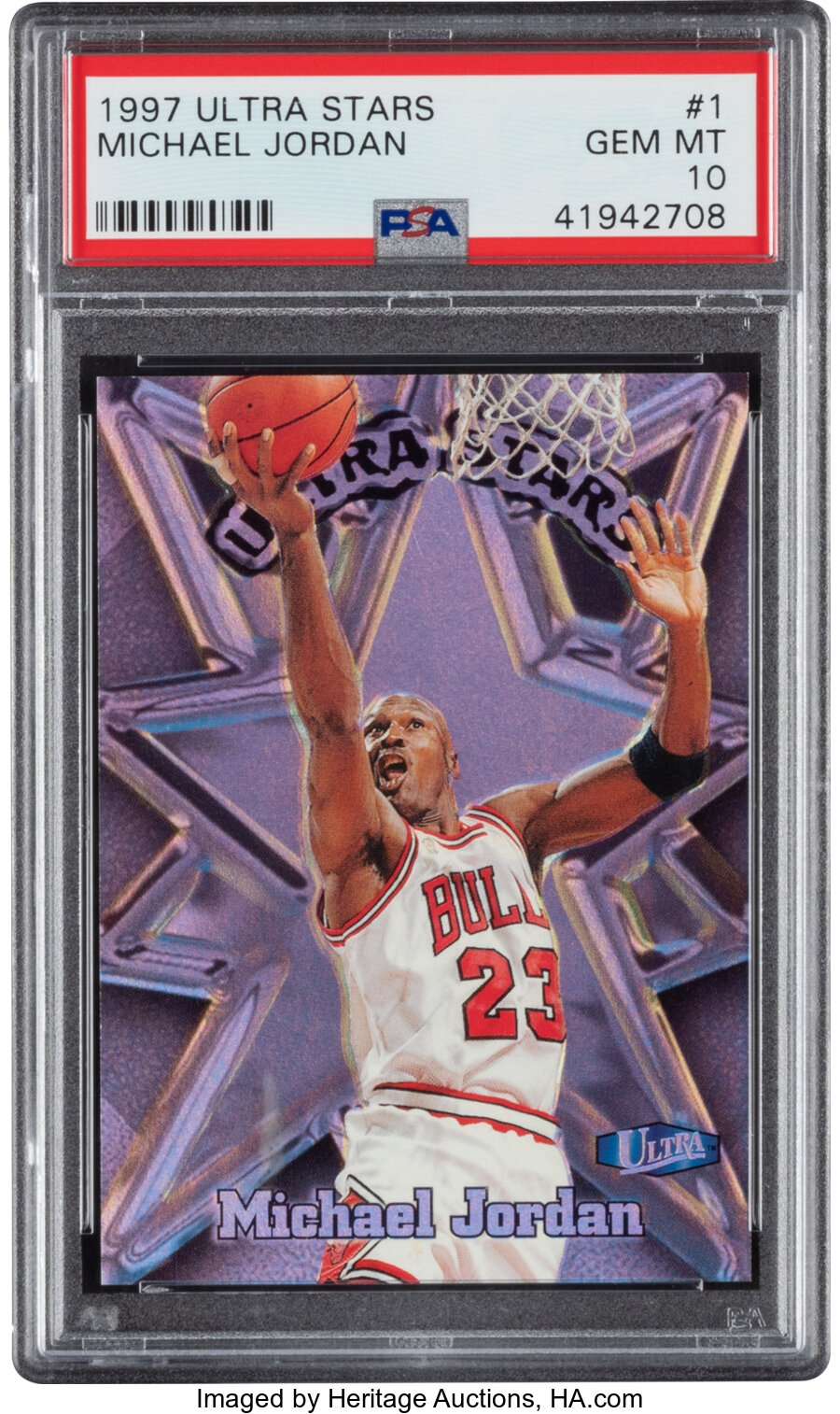 1997 Ultra Stars Michael Jordan #1 PSA Gem Mint 10