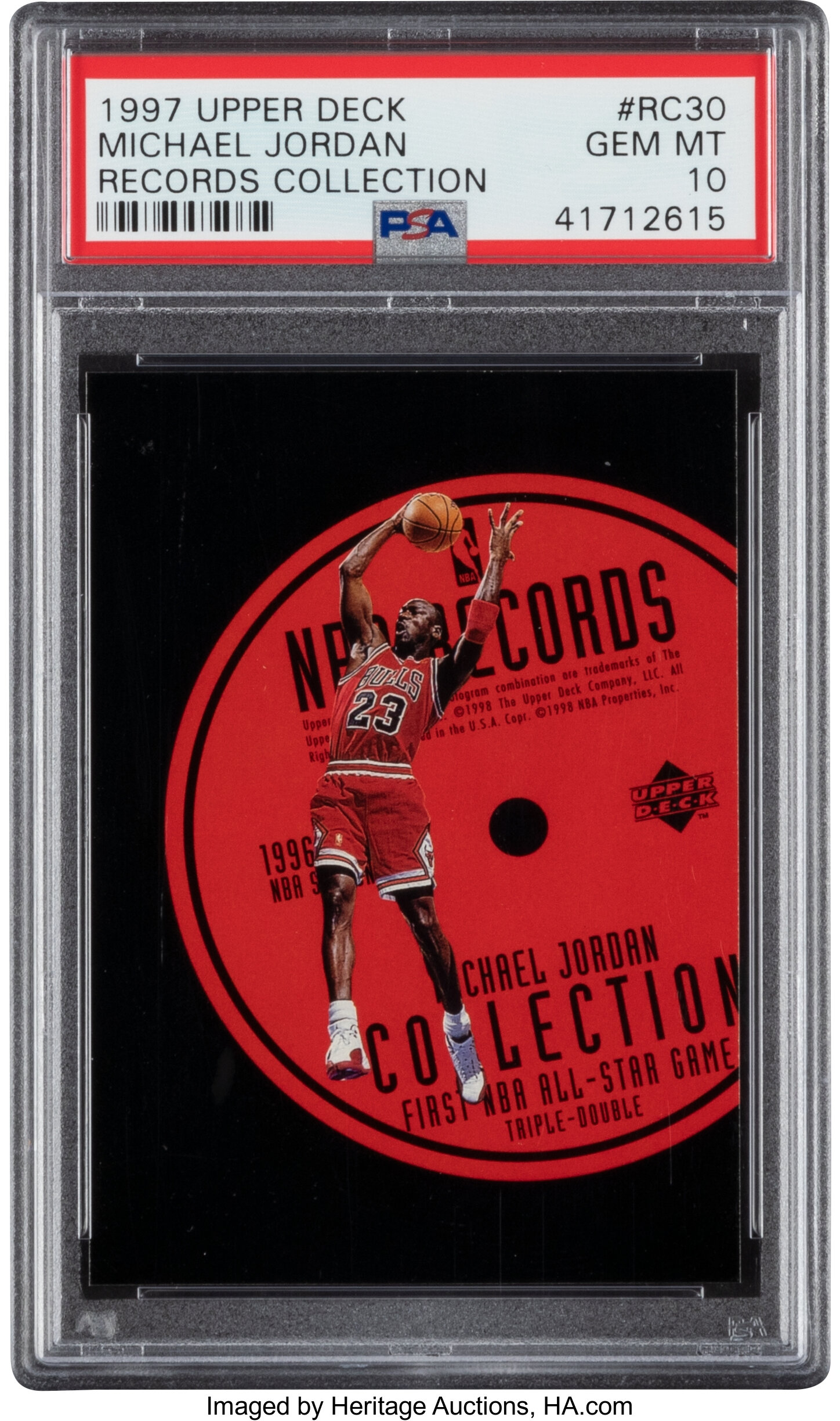 Michael Jordan 1997-98 Upper Deck #18 (PSA 8)