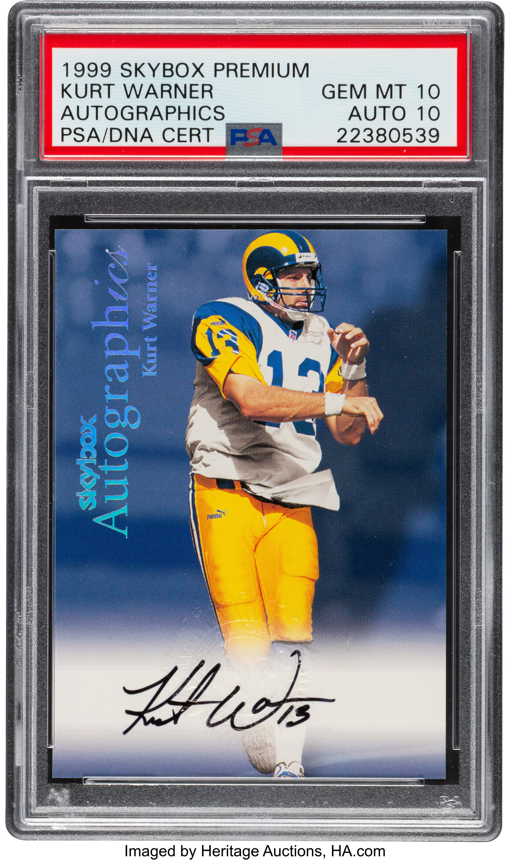 KURT WARNER SIGNED AUTOGRAPH 11x14 PHOTO ST LOUIS RAMS, 57% OFF