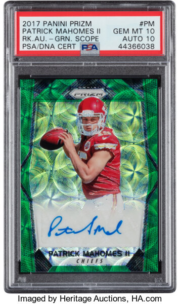 Montana and Mahomes 2022 Panini Luminance Green Jersey Relic Autograph –  Creative Sports