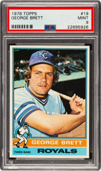  George Brett Autographed 1975 Topps Signed Baseball Rookie Card  #228 PSA Auto : Collectibles & Fine Art