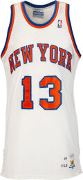 New York Knicks Mark Jackson jersey - McGregor Sand Knit (Large) – At the  buzzer UK