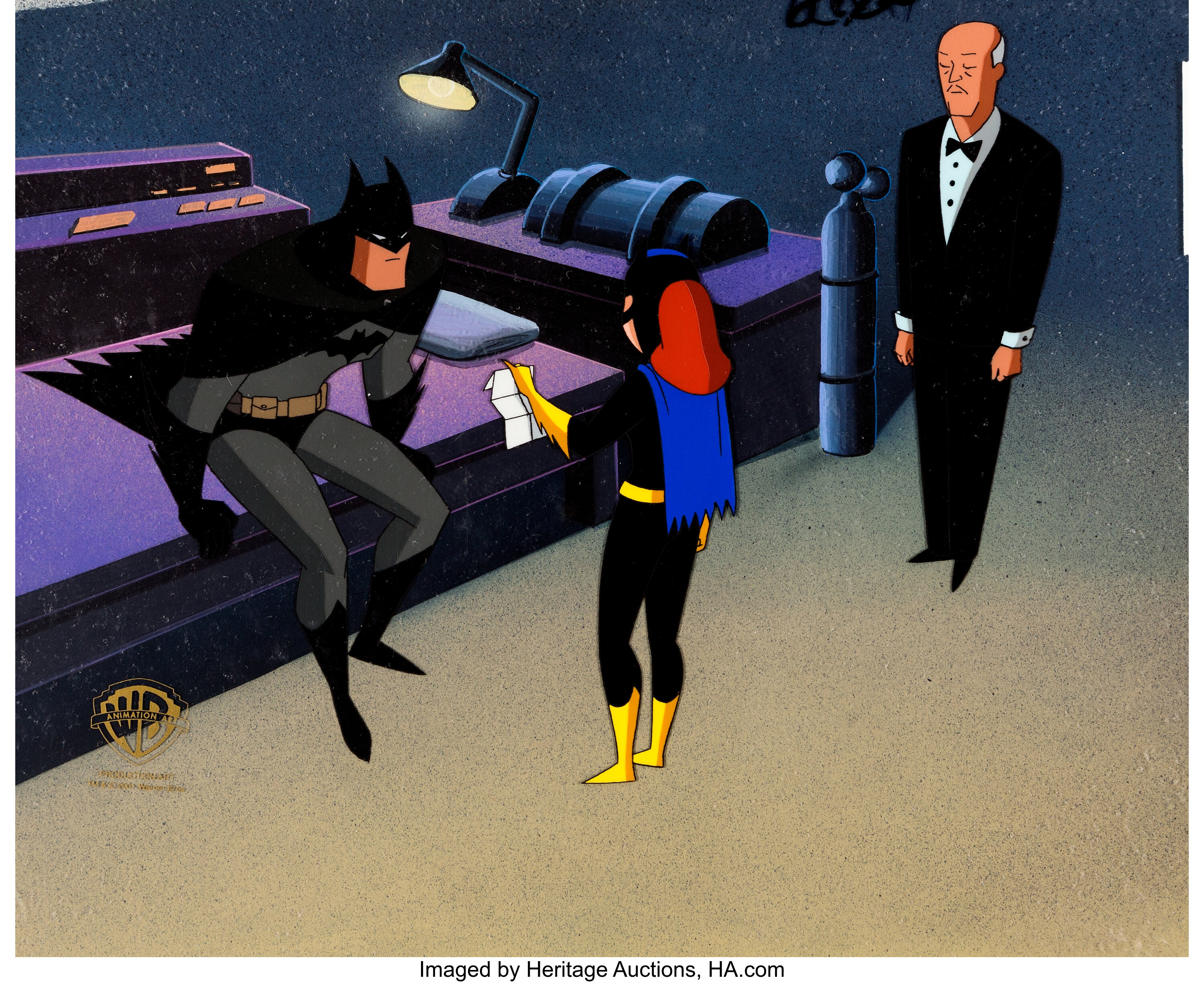 The New Batman Adventures Batman, Batgirl and Alfred Production Cel | Lot  #99266 | Heritage Auctions