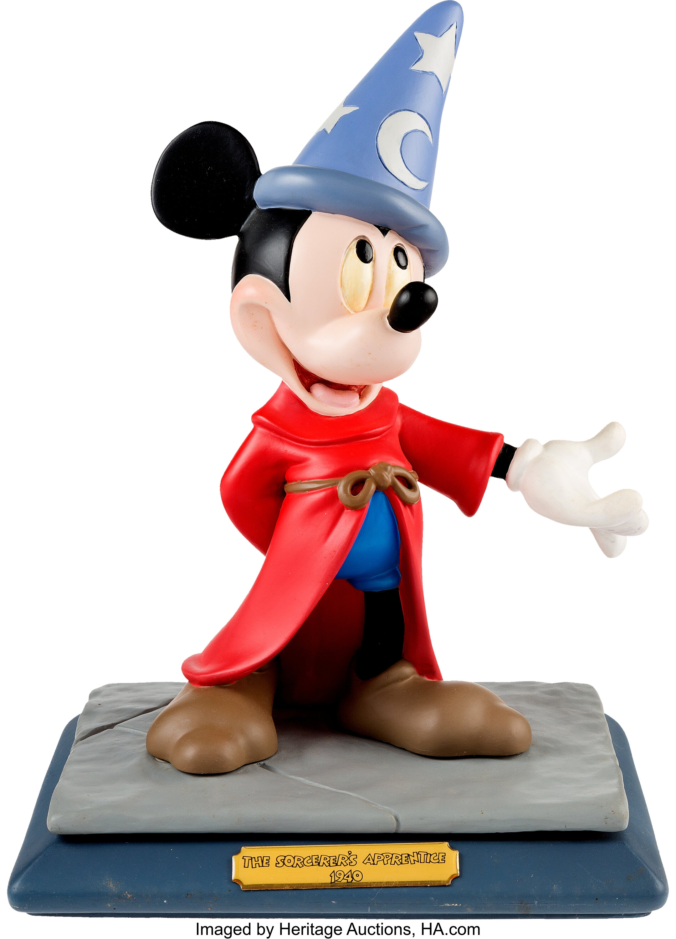 Extremely Rare Vintage Mickey Mouse as the Sorcerer's Apprentice Statue. A  Walt Disney Collectible Created by Demons Merveilles. 