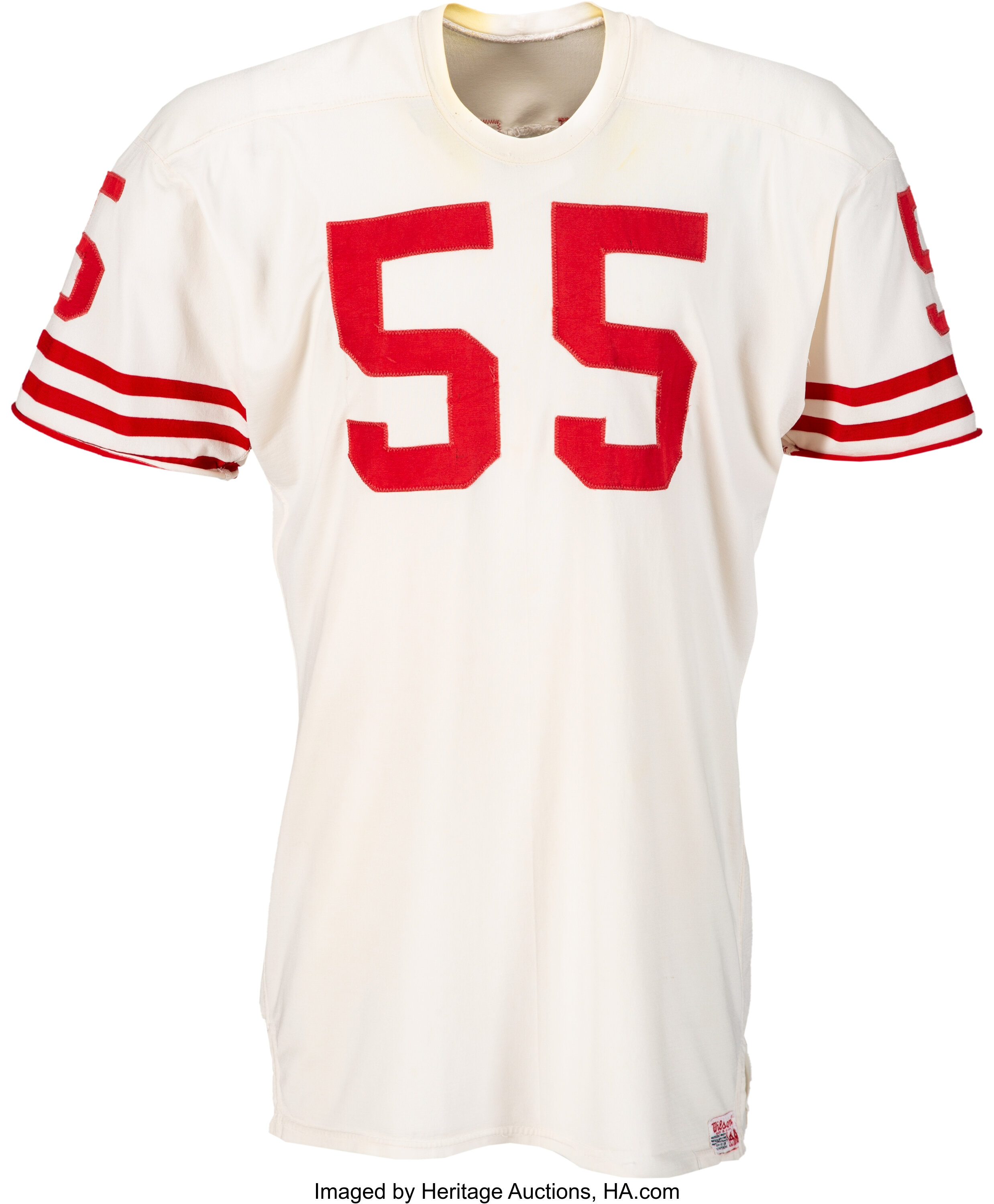 1967-68 Matt Hazeltine Game Worn San Francisco 49ers Jersey. , Lot  #59498