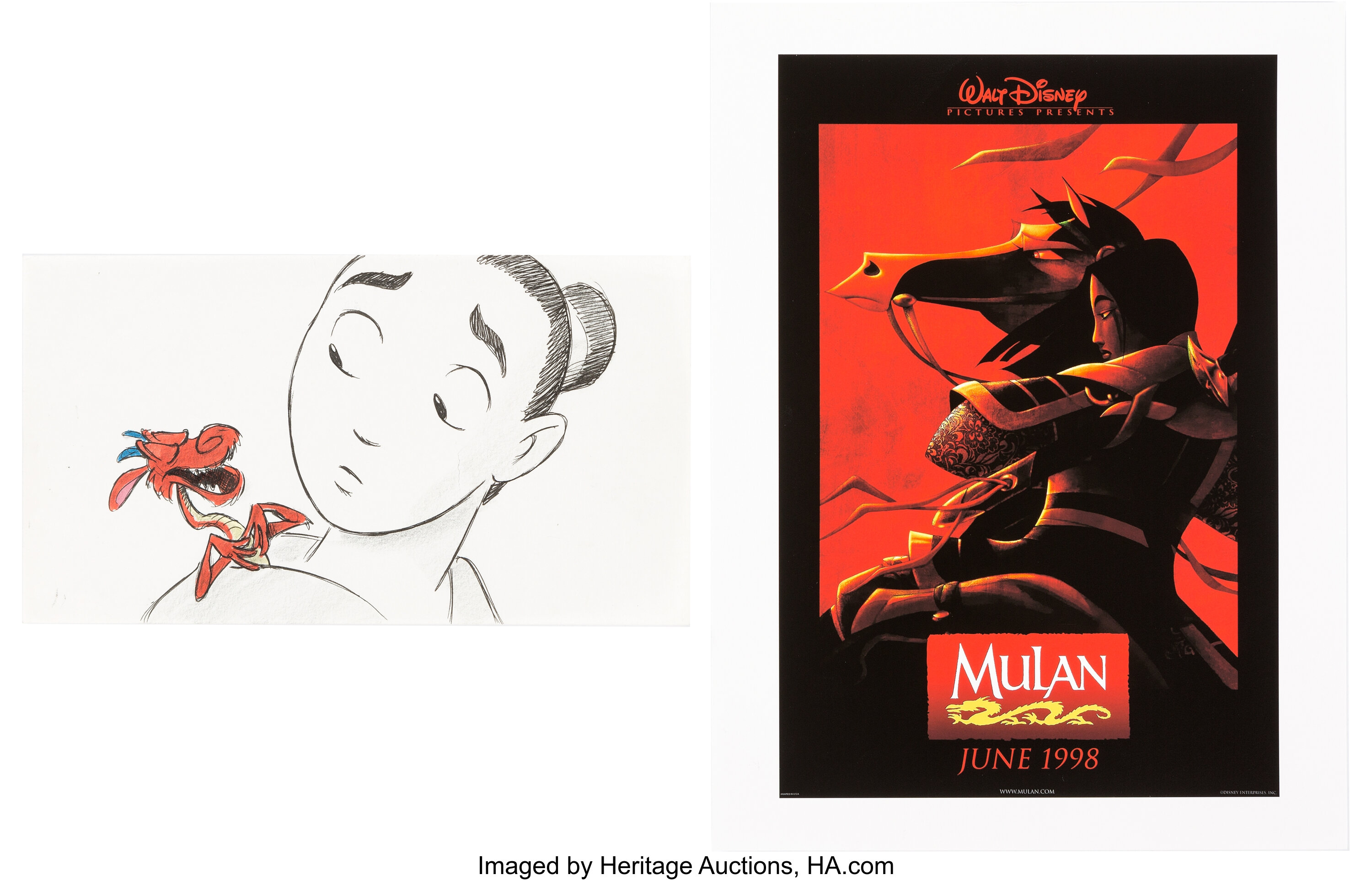 mulan poster in lilo and stitch