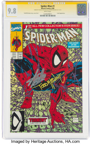 Todd McFarlane Signed Spider-Man CGC SS 9.8 Box