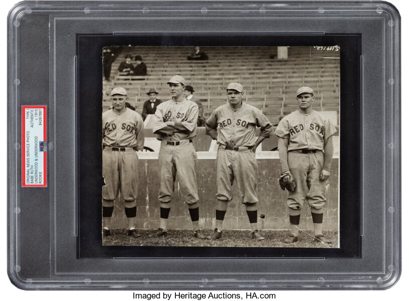 Babe Ruth Red Sox Royal Crown Cola custom baseball card 1905-1930