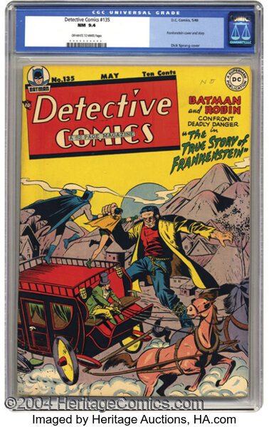 Detective Comics #135 (DC, 1948) CGC NM  Off-white to white | Lot #2302  | Heritage Auctions