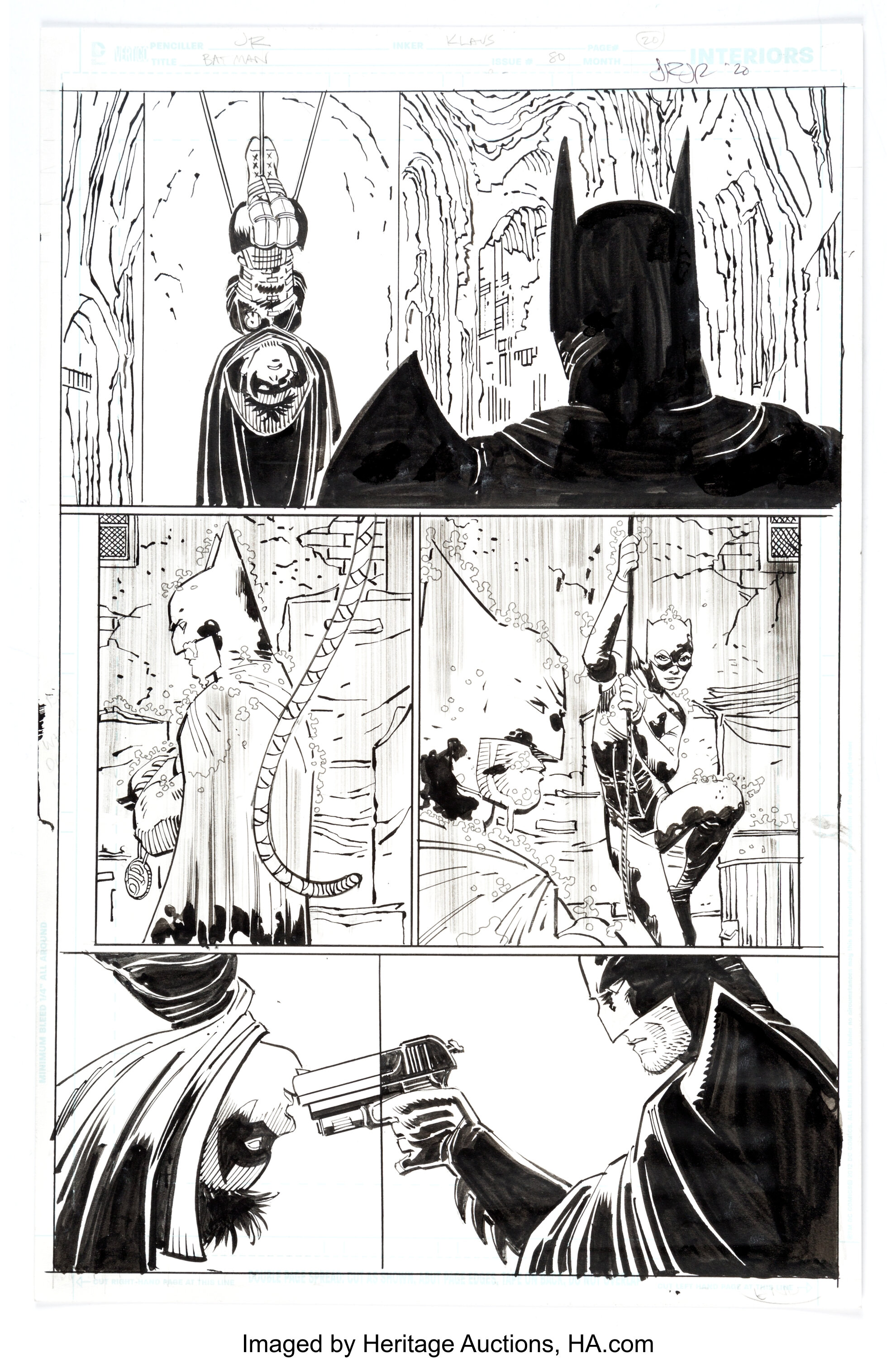 John Romita Jr. and Klaus Janson Batman #80 Story Page 20 Original | Lot  #17657 | Heritage Auctions