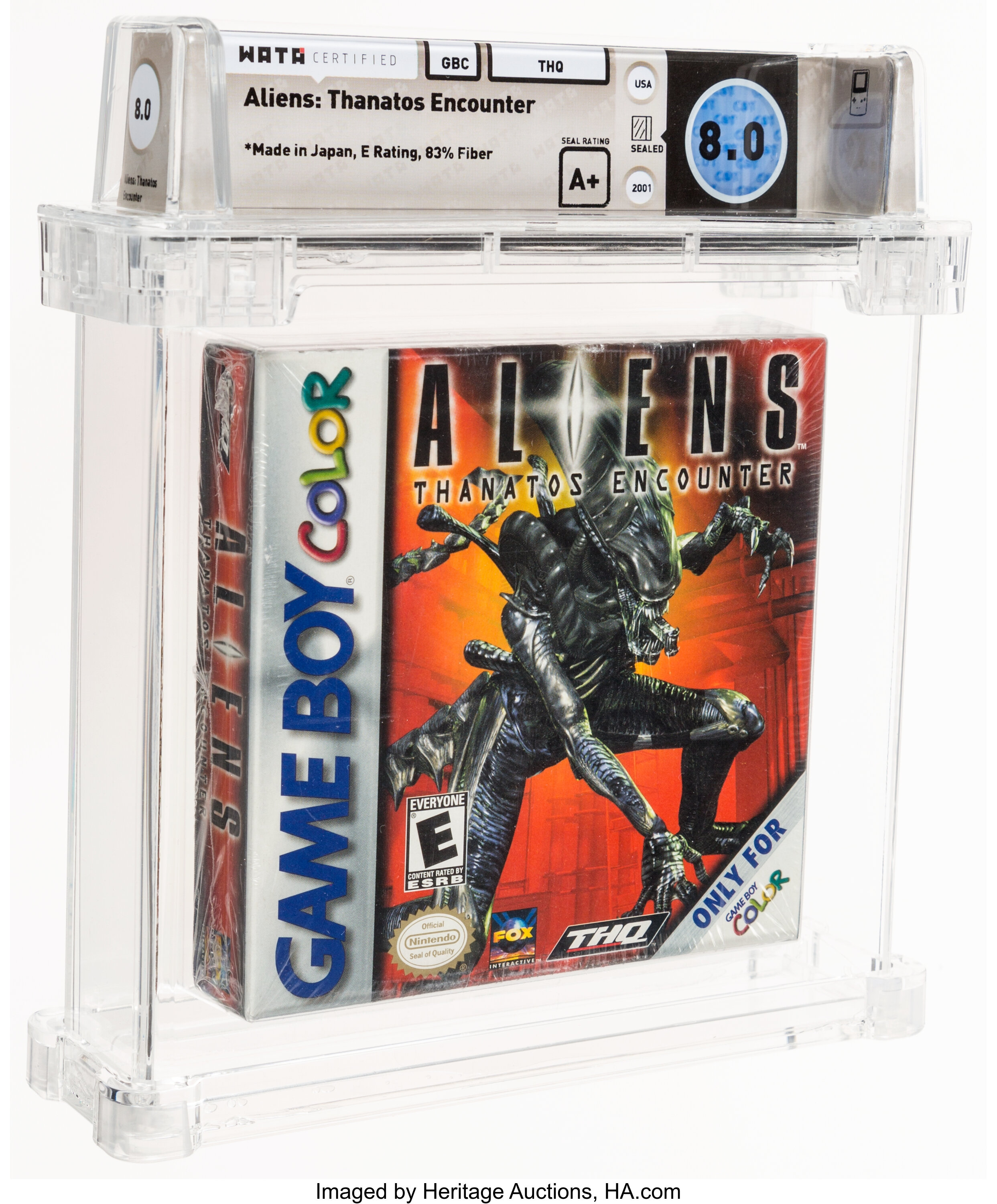 Aliens: Thanatos Encounter - Wata 8.0 A+ Sealed, GBC THQ