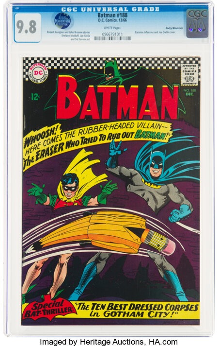 How Much Is Batman #188 Worth? Browse Comic Prices | Heritage Auctions