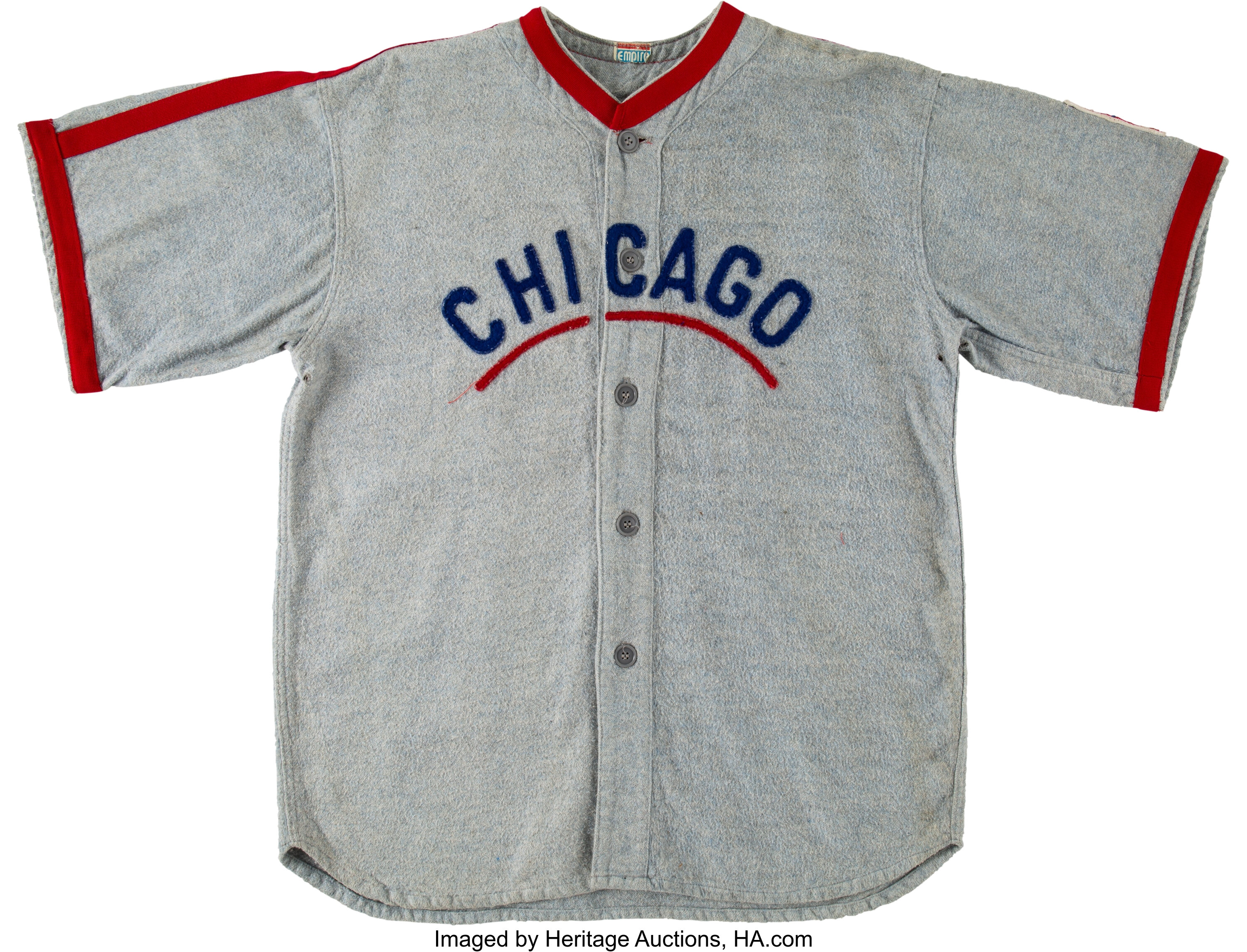 1984 Film Worn Chicago Cubs Jersey from The Natural. Baseball